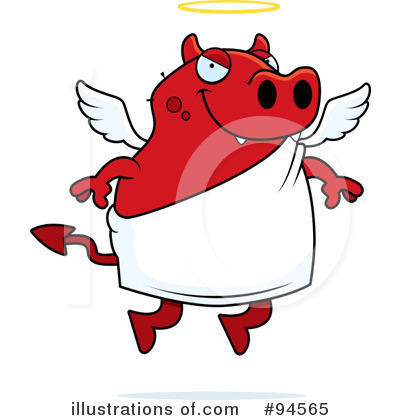 Royalty-Free (RF) Devil Clipart Illustration by Cory Thoman - Stock Sample #94565