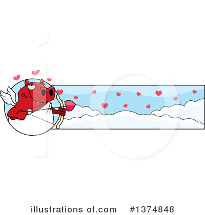 Royalty-Free (RF) Devil Cupid Clipart Illustration by Cory Thoman - Stock Sample #1374848
