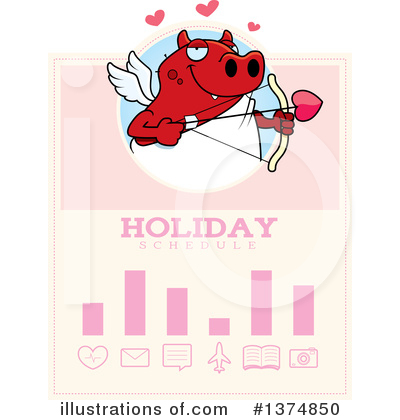 Devil Cupid Clipart #1374850 by Cory Thoman