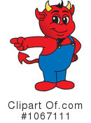 Devil Mascot Clipart #1067111 by Mascot Junction