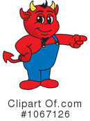 Devil Mascot Clipart #1067126 by Mascot Junction