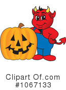 Devil Mascot Clipart #1067133 by Mascot Junction