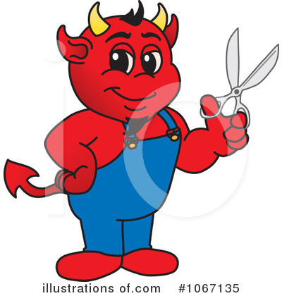 Royalty-Free (RF) Devil Mascot Clipart Illustration by Mascot Junction - Stock Sample #1067135