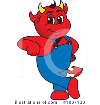 Devil Mascot Clipart #1067136 by Mascot Junction