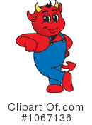 Devil Mascot Clipart #1067136 by Mascot Junction