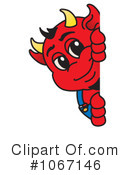 Devil Mascot Clipart #1067146 by Mascot Junction