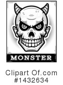 Devil Skull Clipart #1432634 by Cory Thoman