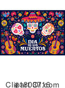 Dia De Los Muertos Clipart #1803716 by Vector Tradition SM
