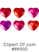 Diamond Heart Clipart #86902 by Pushkin