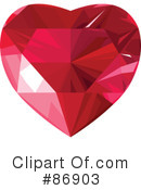 Diamond Heart Clipart #86903 by Pushkin