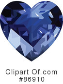 Diamond Heart Clipart #86910 by Pushkin