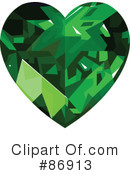 Diamond Heart Clipart #86913 by Pushkin