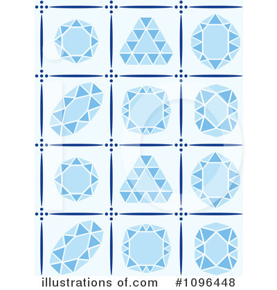 Royalty-Free (RF) Diamonds Clipart Illustration by Cherie Reve - Stock Sample #1096448
