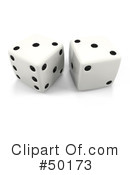 Dice Clipart #50173 by Leo Blanchette