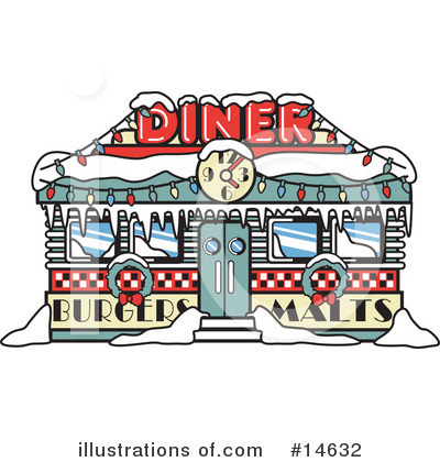 Royalty-Free (RF) Diner Clipart Illustration by Andy Nortnik - Stock Sample #14632