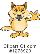Dingo Clipart #1278920 by Dennis Holmes Designs