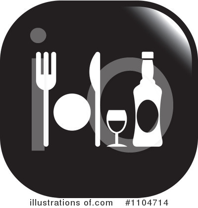 Royalty-Free (RF) Dining Clipart Illustration by Lal Perera - Stock Sample #1104714