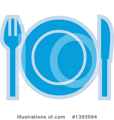 Plate Clipart #1393094 by Lal Perera