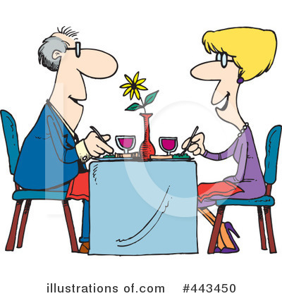Royalty-Free (RF) Dining Clipart Illustration by toonaday - Stock Sample #443450