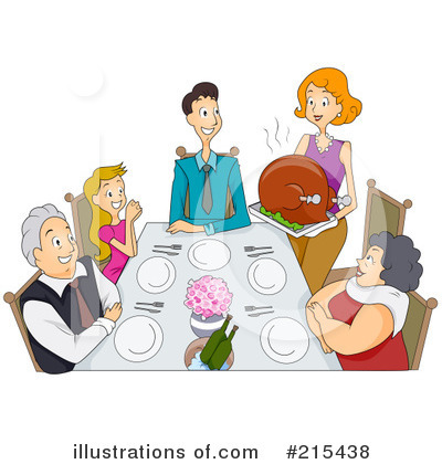 Royalty-Free (RF) Dinner Clipart Illustration by BNP Design Studio - Stock Sample #215438
