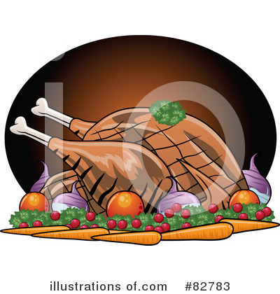 Royalty-Free (RF) Dinner Clipart Illustration by r formidable - Stock Sample #82783