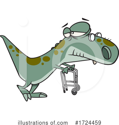 Dinosaur Clipart #1724459 by toonaday
