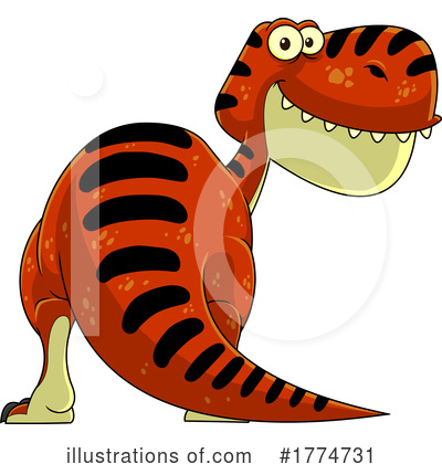 T Rex Clipart #1774731 by Hit Toon