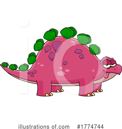 Stegosaur Clipart #1774744 by Hit Toon