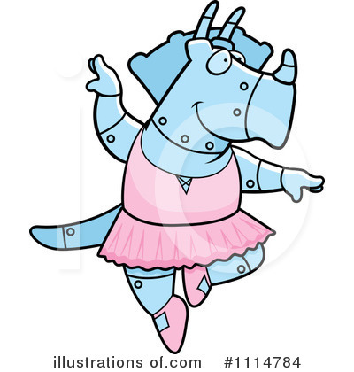 Triceratops Clipart #1114784 by Cory Thoman