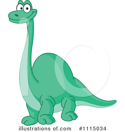 Royalty-Free (RF) Dinosaur Clipart Illustration by yayayoyo - Stock Sample #1115034