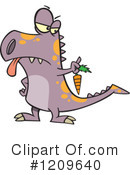 Dinosaur Clipart #1209640 by toonaday