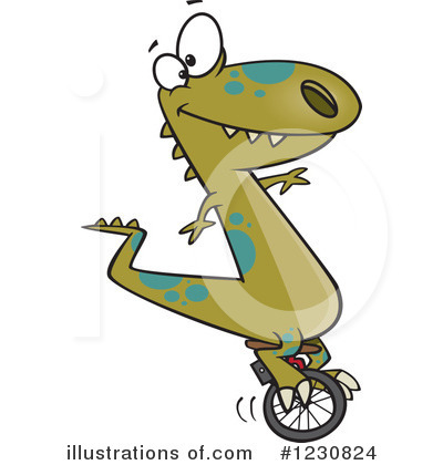 Unicycle Clipart #1230824 by toonaday
