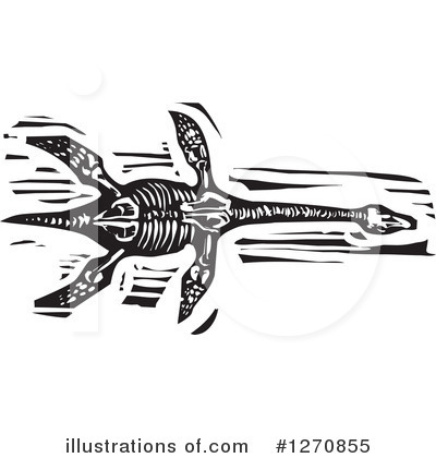 Royalty-Free (RF) Dinosaur Clipart Illustration by xunantunich - Stock Sample #1270855