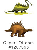 Dinosaur Clipart #1287396 by Vector Tradition SM