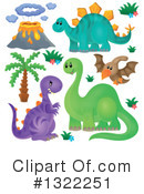 Dinosaur Clipart #1322251 by visekart