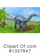 Dinosaur Clipart #1337847 by AtStockIllustration