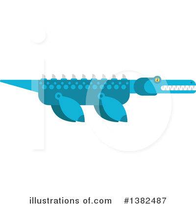 Pliosaur Clipart #1382487 by Vector Tradition SM