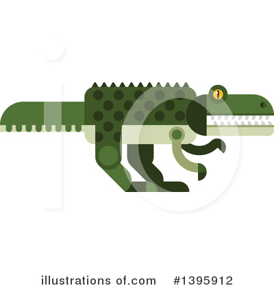 Royalty-Free (RF) Dinosaur Clipart Illustration by Vector Tradition SM - Stock Sample #1395912