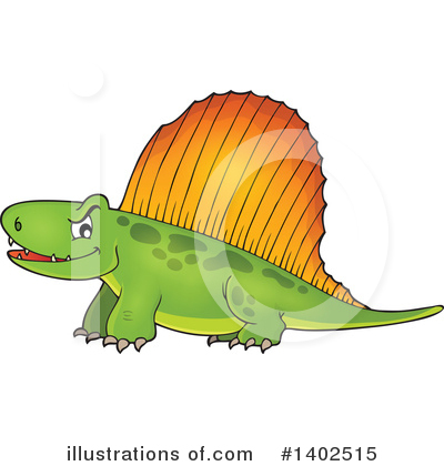 Royalty-Free (RF) Dinosaur Clipart Illustration by visekart - Stock Sample #1402515