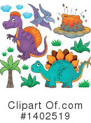 Dinosaur Clipart #1402519 by visekart