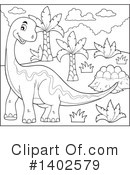 Dinosaur Clipart #1402579 by visekart