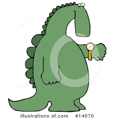 Royalty-Free (RF) Dinosaur Clipart Illustration by djart - Stock Sample #14070