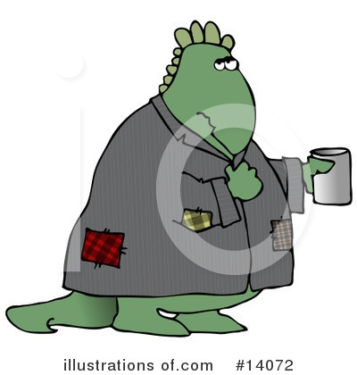 Royalty-Free (RF) Dinosaur Clipart Illustration by djart - Stock Sample #14072