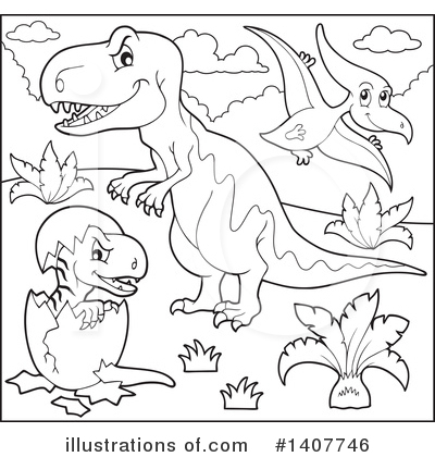 Trex Clipart #1407746 by visekart