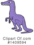 Dinosaur Clipart #1409594 by lineartestpilot
