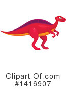 Dinosaur Clipart #1416907 by Vector Tradition SM