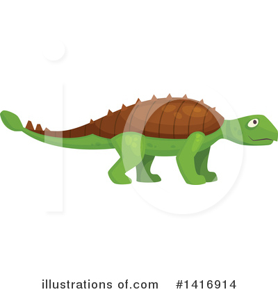 Dinosaur Clipart #1416914 by Vector Tradition SM