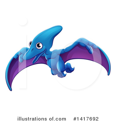 Royalty-Free (RF) Dinosaur Clipart Illustration by AtStockIllustration - Stock Sample #1417692