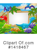 Dinosaur Clipart #1418467 by AtStockIllustration