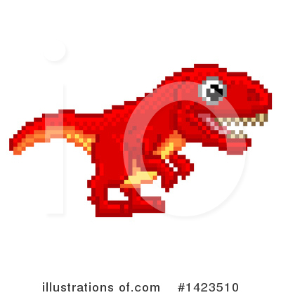Royalty-Free (RF) Dinosaur Clipart Illustration by AtStockIllustration - Stock Sample #1423510